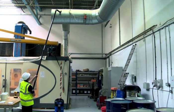 Cleaning Hard to Reach Spaces in Your Industrial Facility