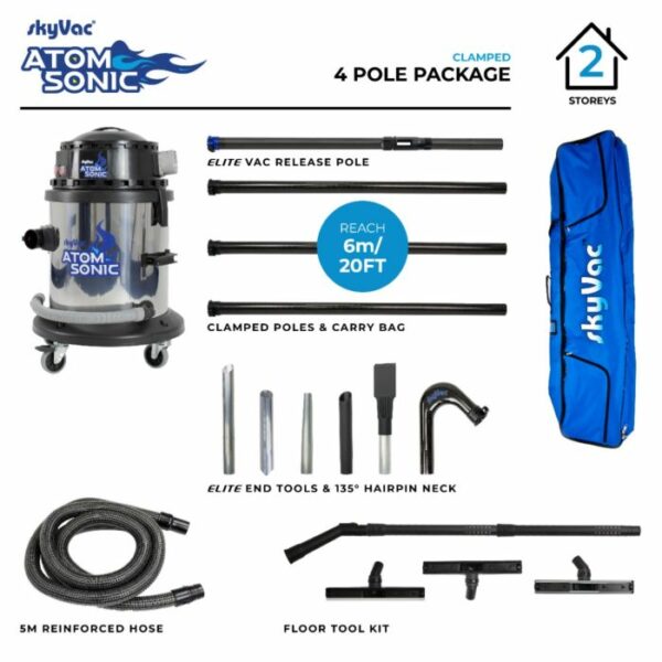 Sky Vac Atom Sonic - Gutter Vacuum - Image 3