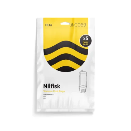 Nilfisk GD5 Micro Fibre Vacuum Bags  ( 5)