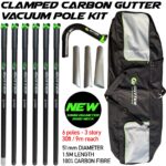 Gutter Vacuum Carbon Fibre Pole sets 51mm Clamped