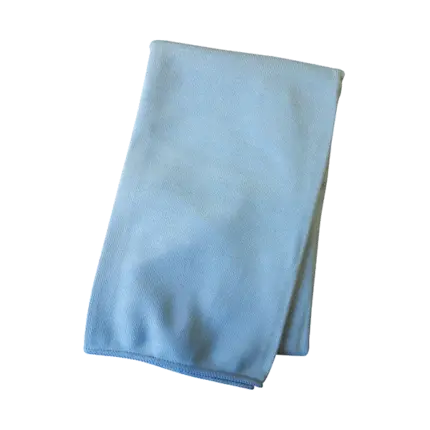Micro Fibre Cloths Glass Aqua Pk 10